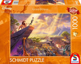 Schmidt Spiele 59673 Thomas Kinkade, Disney, Il Re Leone, puzzle 1000 pezzi Puzzle Naty Shop Single