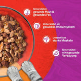 WHISKAS Duo Bustine per Alimenti Umidi, Confezione Multipla, Combinazione Classica in Gelatina, 12 x 85g