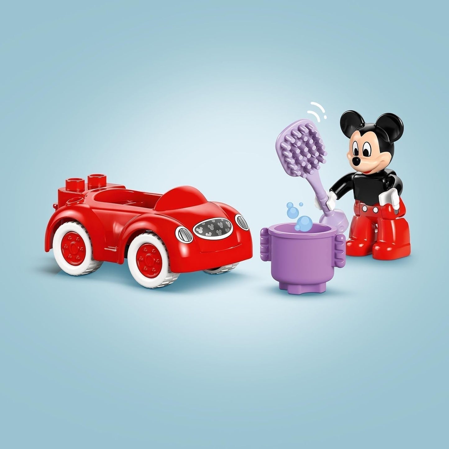 LEGO DUPLO - Disney Clubhouse e auto di Topolino - giocattolo educativo per bambini in età prescolare - set da costruzione con 2 minifigure, inclusi Topolino e Computer Toodles - idea regalo per ragazzi e ragazze dai 2 anni 10454 Set da costruzione Beuche den LEGO-Store