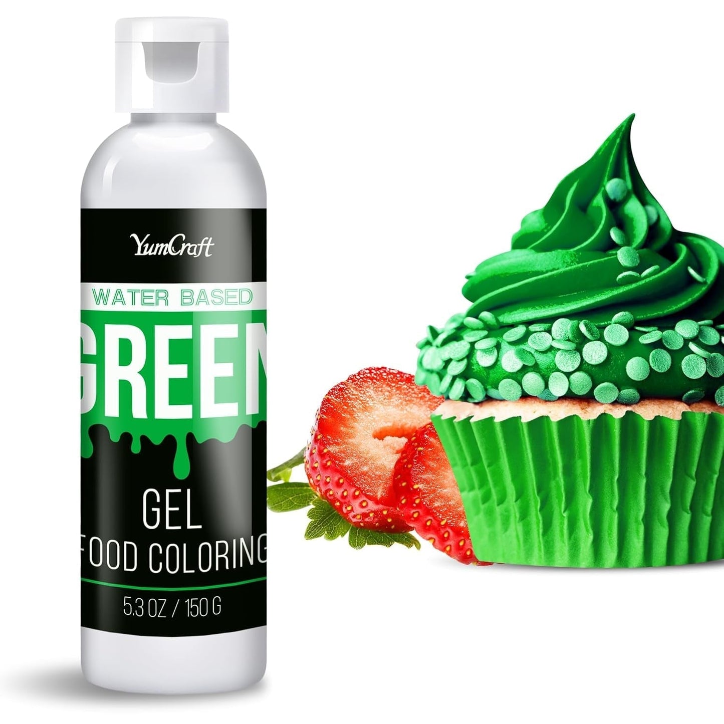 Colorante alimentare in gel - Colorante alimentare in gel altamente concentrato per torte, dolci, uova di Pasqua, bevande - Colorante alimentare senza zucchero per fondente, glassa, slime, decorazione di torte (Red Velvet, 150G)