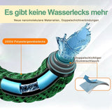 Tubo da Giardino Estensibile da 45 m, Tubo Flessibile per Acqua Retrattile Automatico, 10 Tipi di Spruzzo, TPE 2500D, Connettori in Metallo, Per Giardini Molto Grandi, Agricoltura, Pulizia