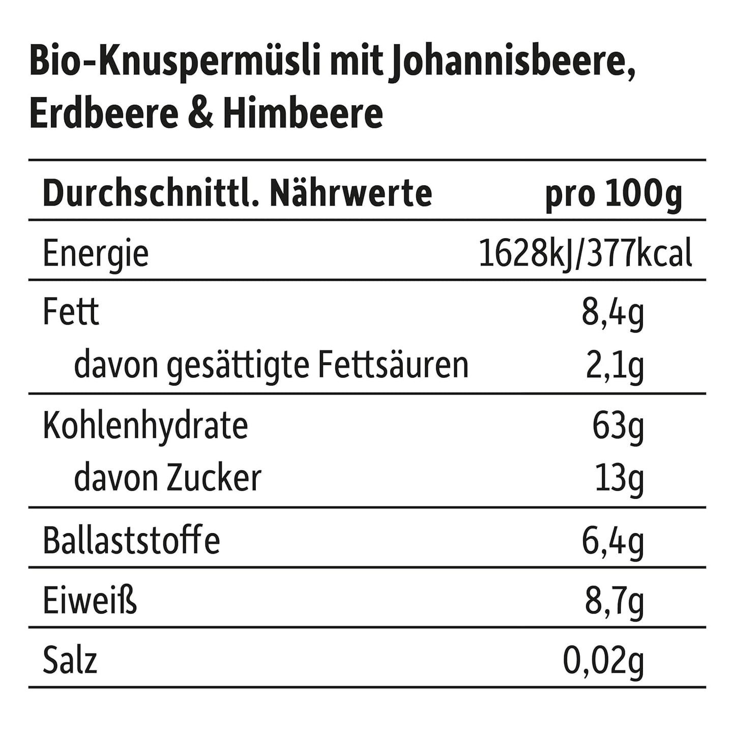 FRECHE FREUNDE Muesli da colazione biologico Edda's Berry Mix di muesli croccanti per scolari con fragole liofilizzate Confezione da 6 vegani (6 x 280 g)