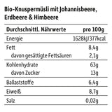 FRECHE FREUNDE Muesli da colazione biologico Edda's Berry Mix di muesli croccanti per scolari con fragole liofilizzate Confezione da 6 vegani (6 x 280 g)