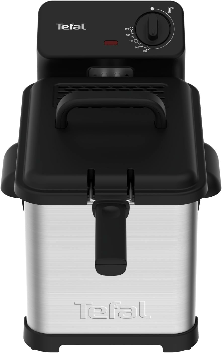 Tefal Family Pro Access 4.0L, 3000 Watt, semiprofessionale, con olio, serbatoio olio estraibile, tecnologia a zona di raffreddamento Elettrodomestici Naty Shop