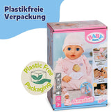 BABY Born Annabell 43 cm - Bambola morbida con 7 funzioni elettroniche e suoni - Adatta a bambini dai 3 anni in su - La bambola include accessori - Richiede batterie