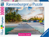 Ravensburger Puzzle Beautiful Islands 16912 - Isola dei Caraibi - Puzzle da 1000 pezzi per adulti e bambini sopra i 14 anni Puzzle Naty Shop