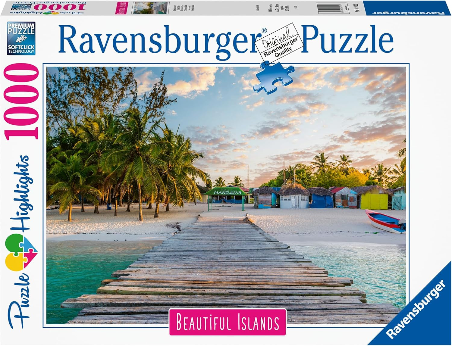 Ravensburger Puzzle Beautiful Islands 16912 - Isola dei Caraibi - Puzzle da 1000 pezzi per adulti e bambini sopra i 14 anni Puzzle Naty Shop