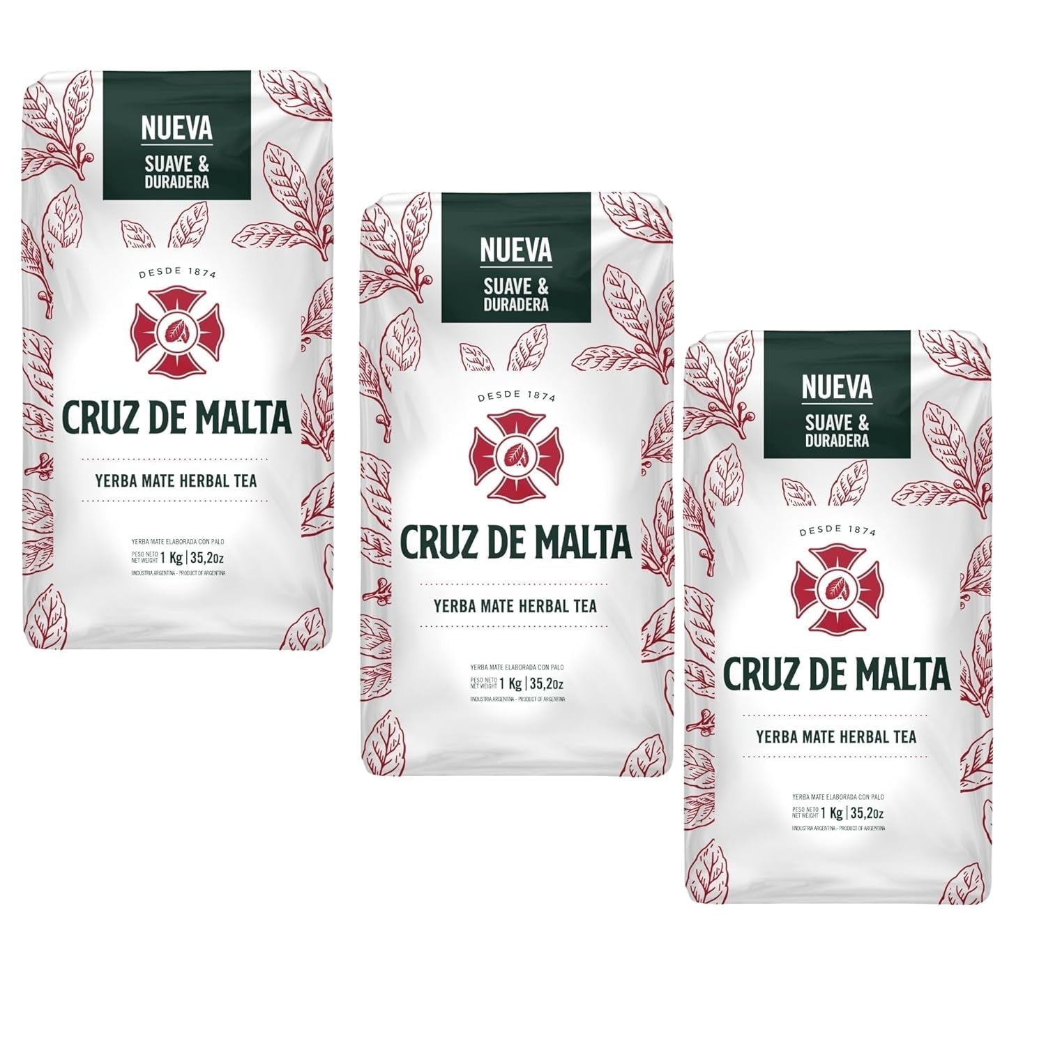 Tè mate argentino con pezzi di gambi, 1 kg.