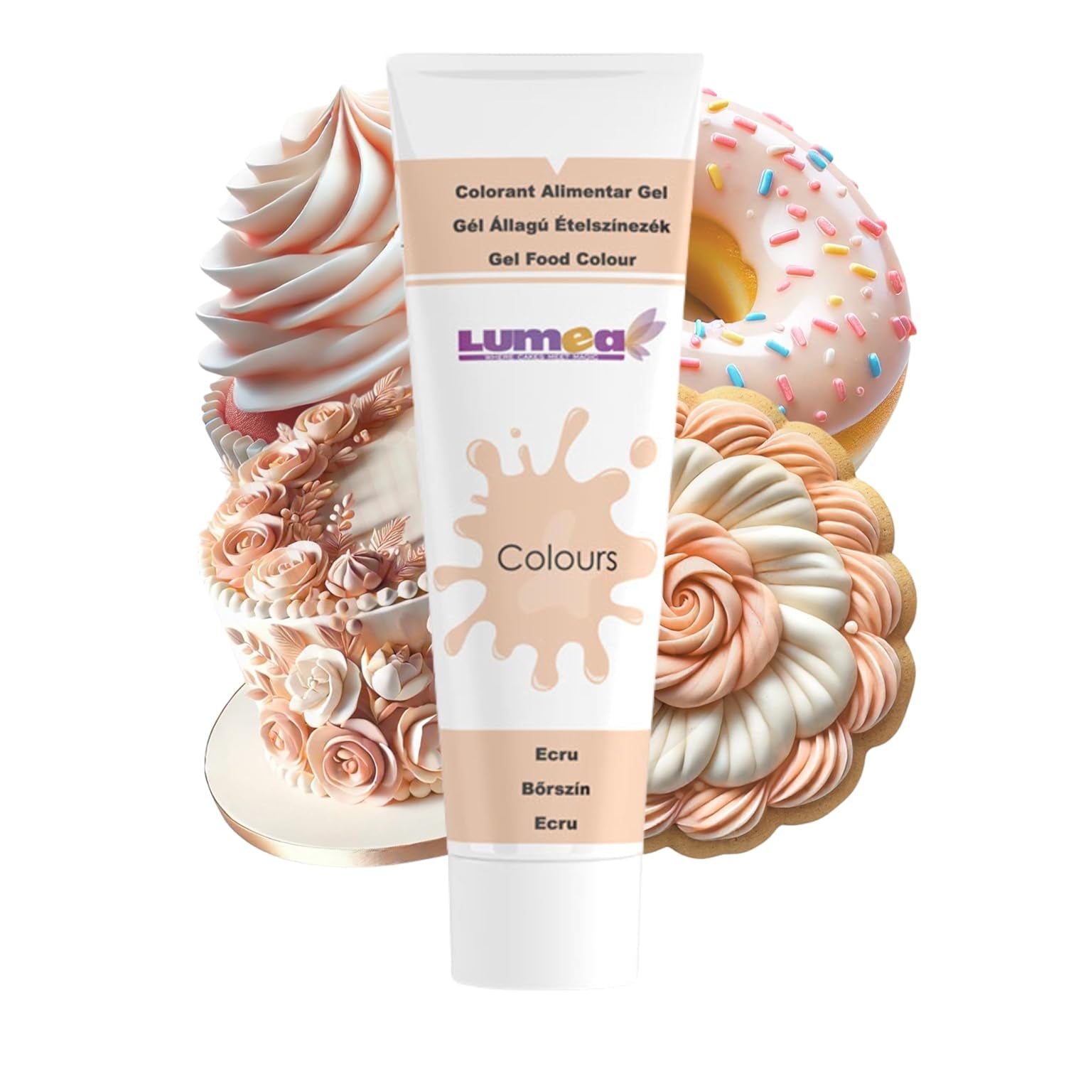 Dekozauber 24 coloranti alimentari rossi, gel, 30 g, vegani, senza zucchero, altamente concentrati, coloranti alimentari rossi per fondente, crema al burro, bevande e altro