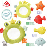 Rete da bagno a forma di rana Fehn - Giocattolo da bagnetto per vasca da bagno - Gioco acquatico galleggiante per un gioioso divertimento in bagno - Giocattolo da bagno per neonati e bambini da 0+ mesi Baby Toys Naty Shop
