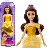 Mattel Disney Princess Toy Bambola mobile Belle alla moda con vestiti scintillanti e accessori Regalo ispirato ai film Disney per bambini HLW11 Naty Shop Dolls Titolo predefinito