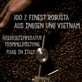 | Kaffeebohnen extra forte | Espresso 100% Robusta | viel Kaffein wenig Säure | 1000g ganze Kaffee Bohnen | geigeint für Completamente automatico | mit Zufriedenheitsgarantie