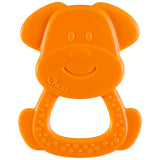Chicco ECO+ Anello da dentizione Rana, Anello da dentizione per neonati con punte, In morbida bioplastica, Giocattolo da dentizione per neonati e bambini da 3 a 18 mesi
