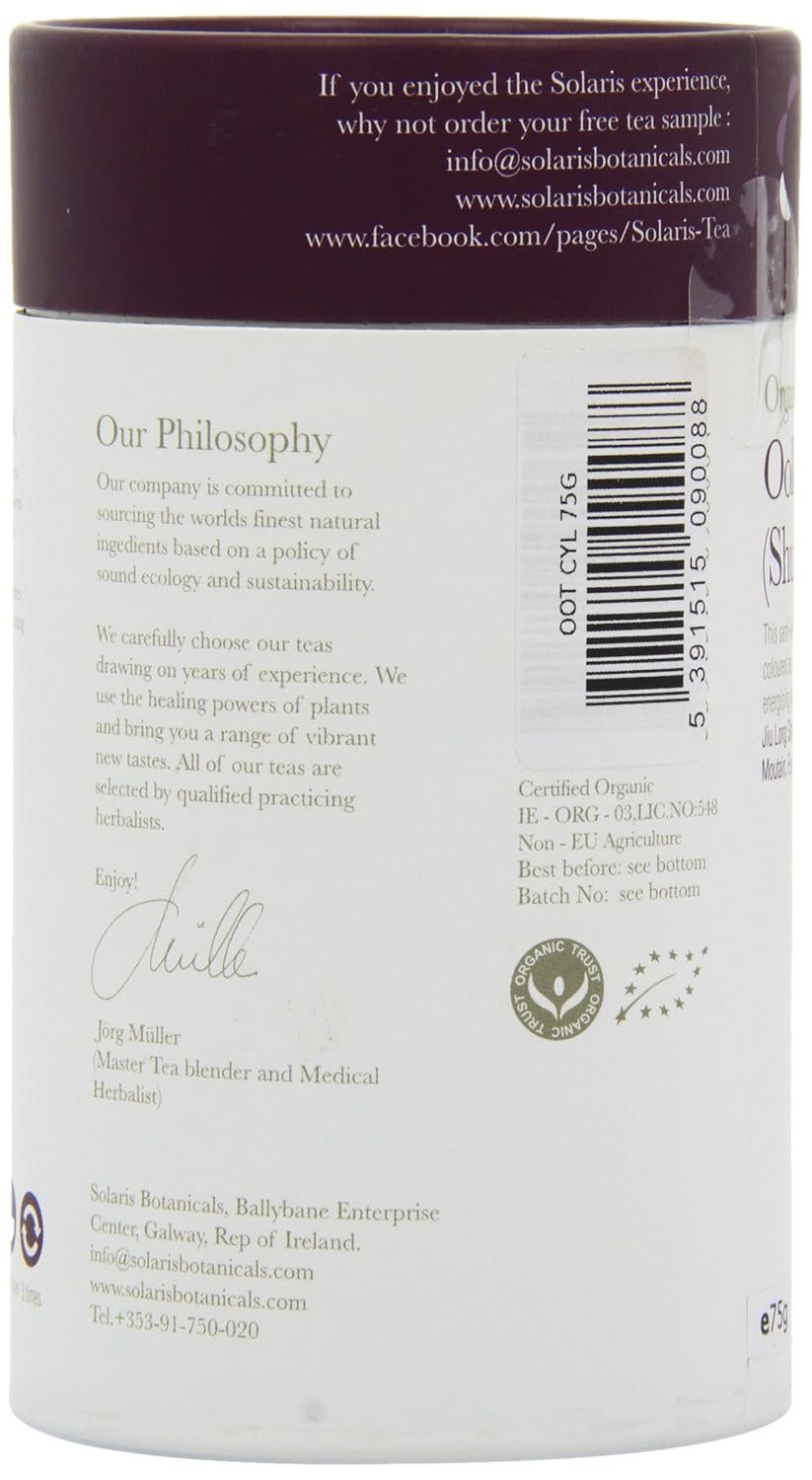 Oolong biologico (Shui Xian), confezione da 1 (1 x 75 g)
