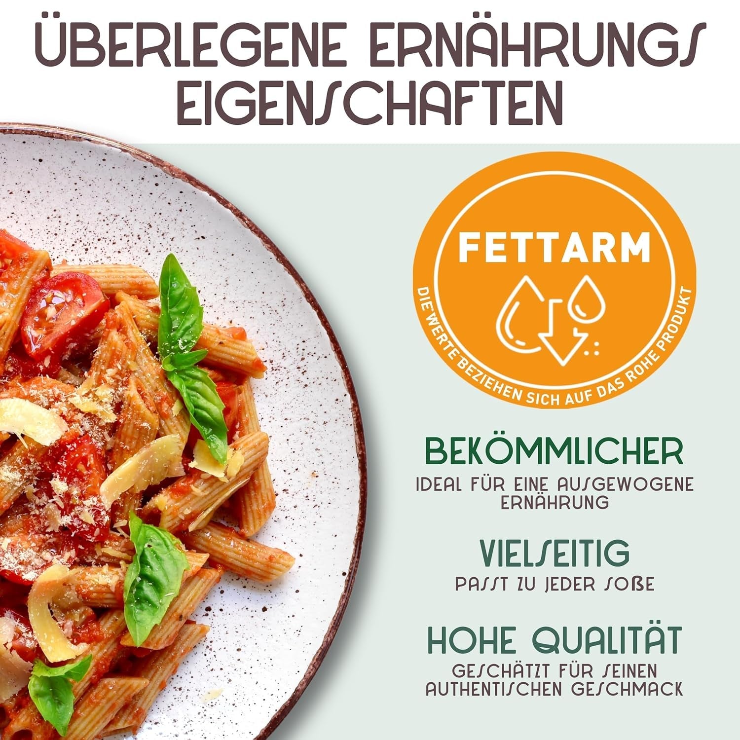 Penne Rigate Biologiche N.91 - 500g Pasta di grano magro - Fonte di fibre e proteine