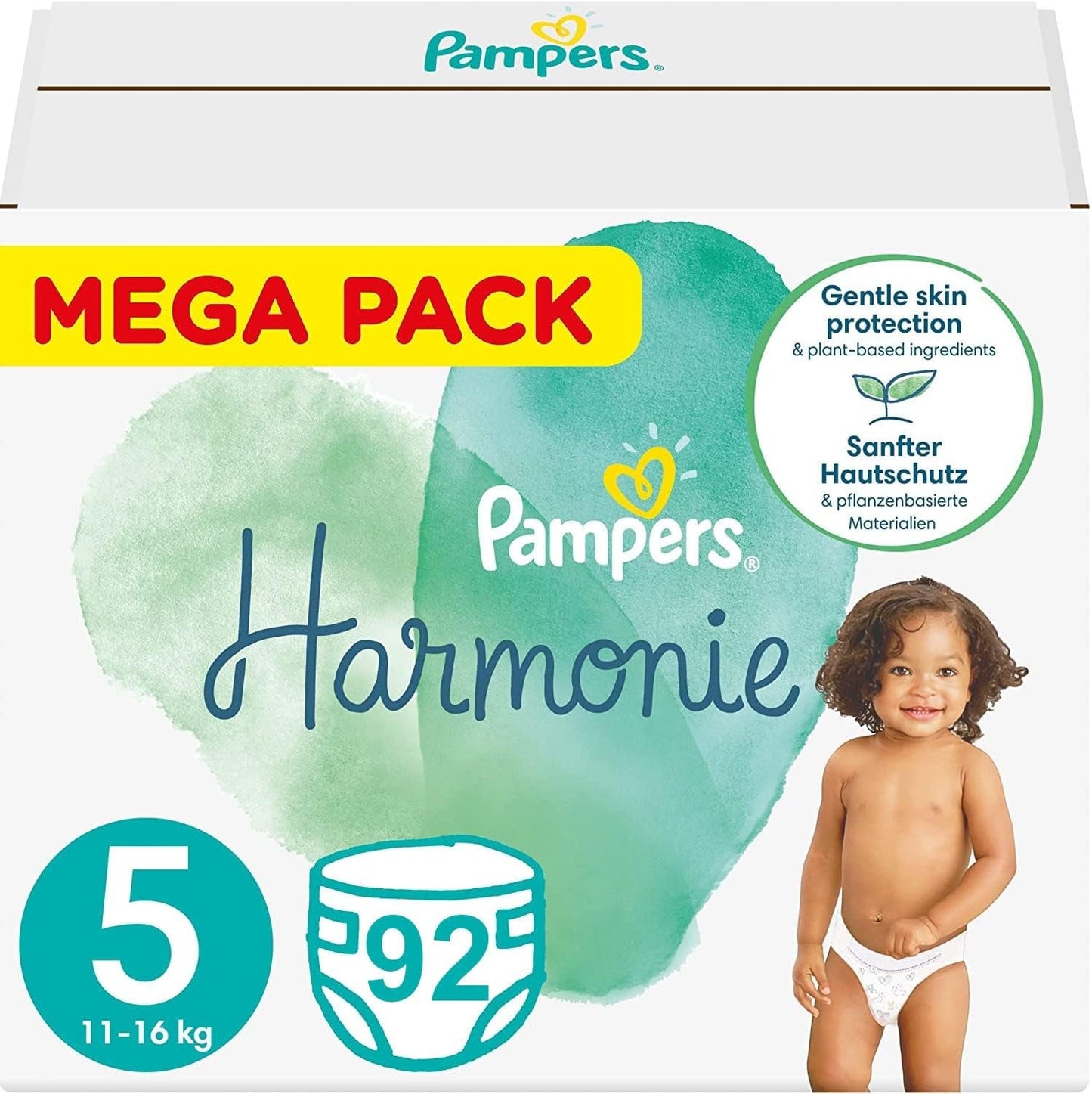 Pannolini PAMPERS HARMONY Taglia 5 92 (11-16 kg)