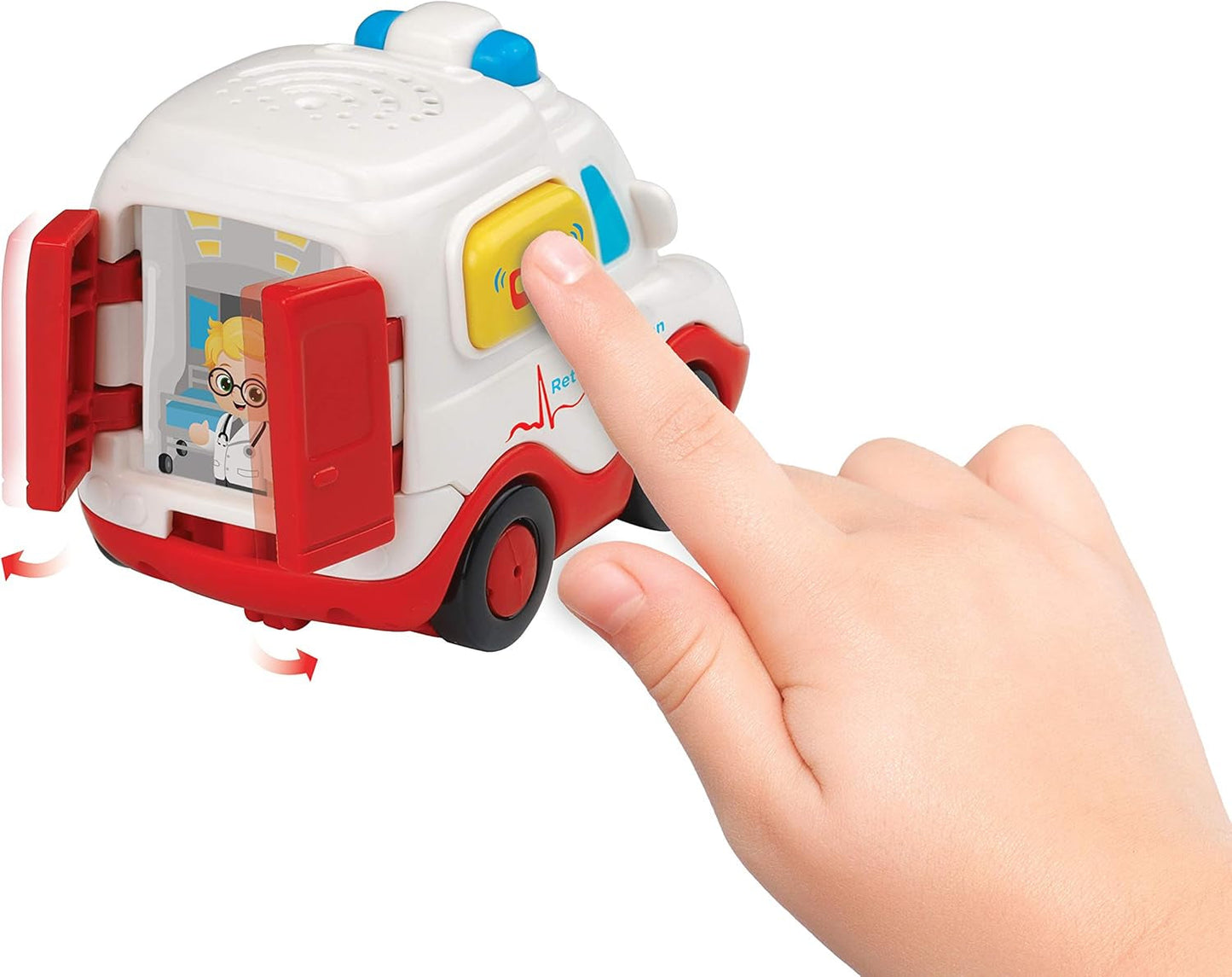 Baby 80-127804 - TUT TUT Baby Speedster - Set da strada & 80-517004 TUT TUT Baby Speedster Ambulanza Giocattolo per bambini, multicolore Bebe Toys Naty Shop
