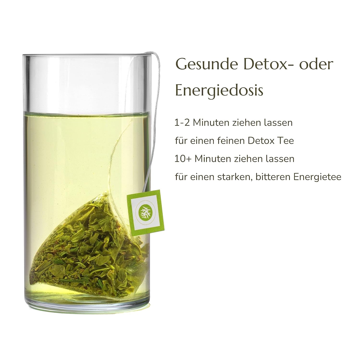 Anna'S Teapot Sencha bustine di tè verde biologico - Tè verde giapponese biologico 20 bustine piramidali in un sacchetto richiudibile