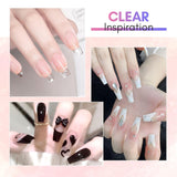 Makartt Poly Nail Extension Gel - 50 ML Extension Builder acrilico Poly Nägel Aufbaugel Extender Gel per gelnägel per Nagelverlängerung, Nagelstärkung, Nail Art Dekoration(Trasparente)