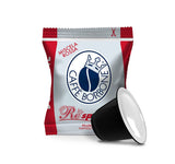 Caffè Borbone Respresso, Rote Kaffeemischung - 50 Kapseln - Compatibile con Nespresso®* Haushalts-Espressomaschinen