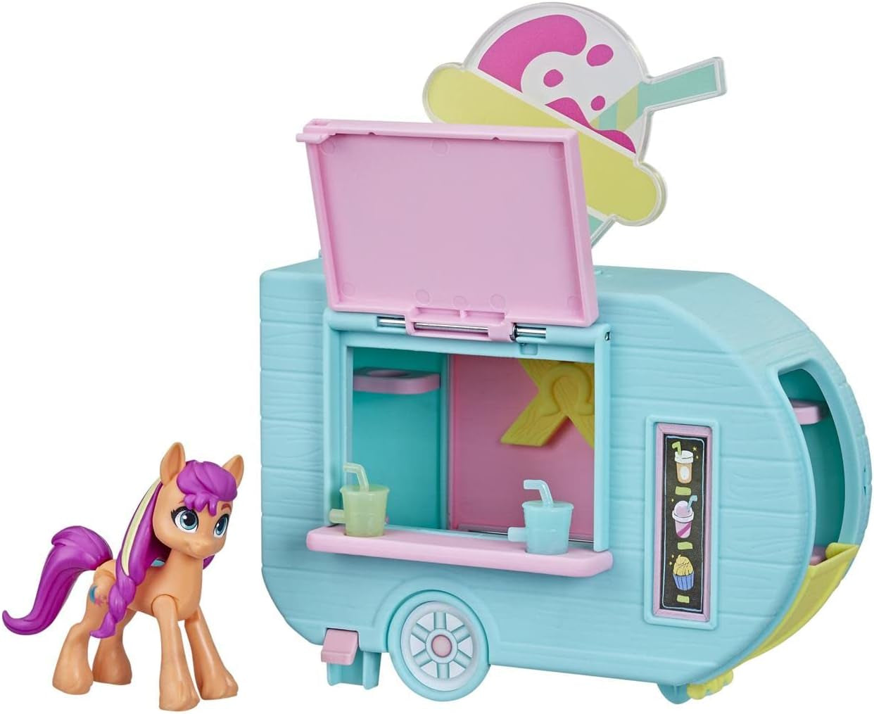 Il mio piccolo pony, il camioncino dei frullati Sunny Starscout, lo zoccolo di Heart Pony