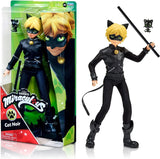 BANDAI - Miraculous Ladybug - Bambola manichino da 26 cm - Motan Noir - Miraculous con licenza ufficiale - Bambola articolata Motan Noir - Giocattolo dai 4 anni in su - P50002