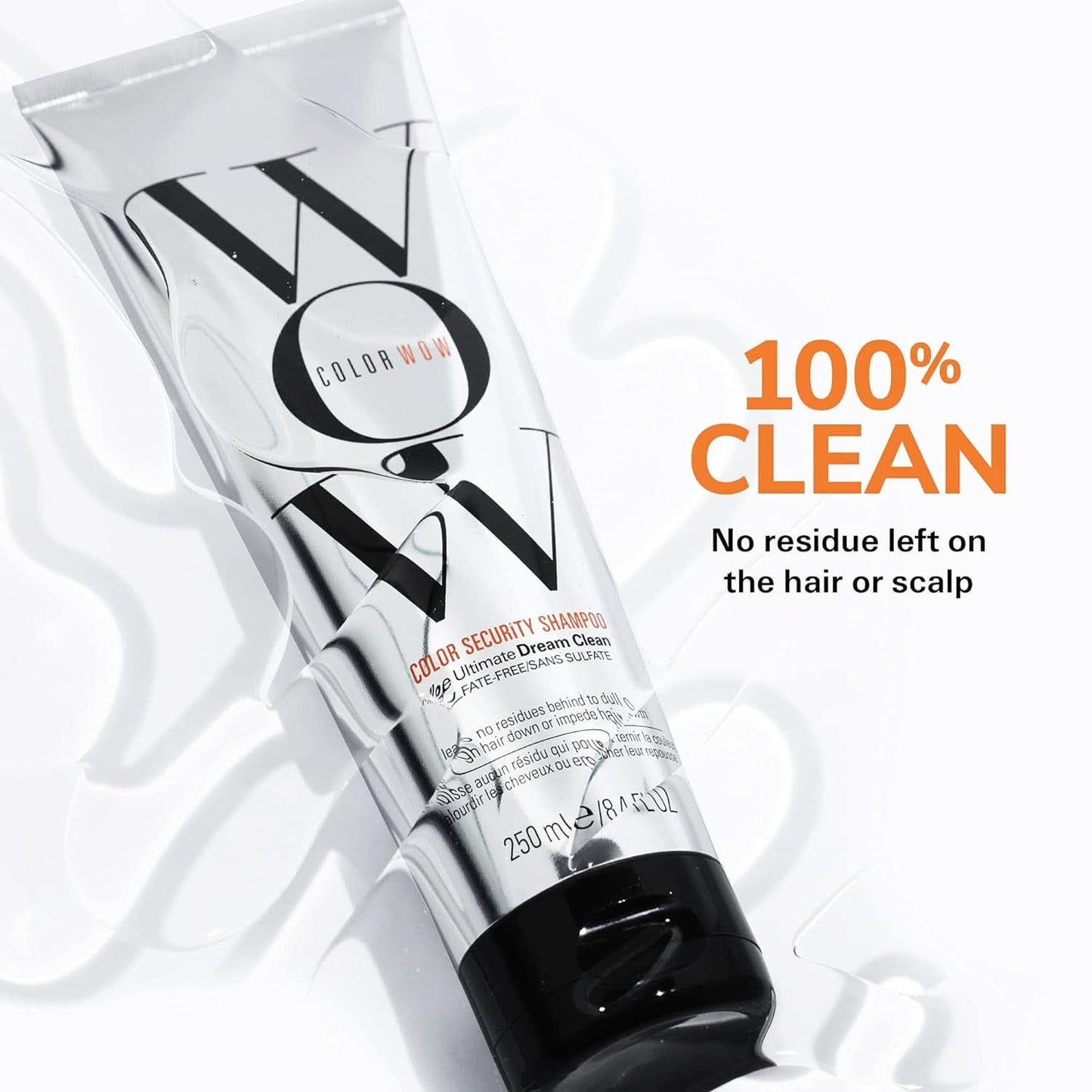 Wow Color Shampoo, shampoo per la cura del colore senza siliconi e senza solfati per capelli tinti, 250 ml Doccia e bagno Naty Shop