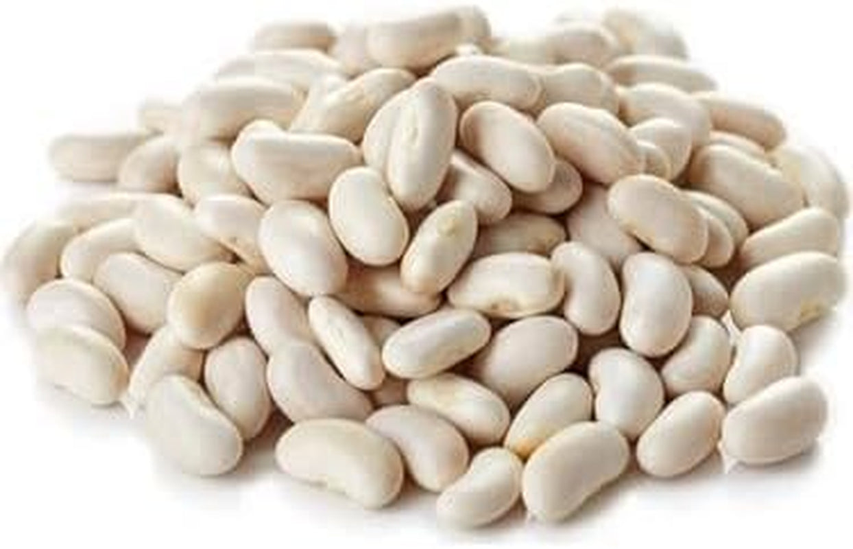 Fagioli bianchi Seba Garden 1kg - (Kuru Fasulye), fagioli turchi essiccati di prima qualità, ricchi di proteine ​​e fibre, tutti naturali e vegani - ideali per stufati, zuppe, sformati