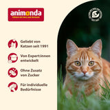 Animonda Carny cibo umido per gatti tacchino + pollo + gamberetti (6 x 800 g), cibo umido senza cereali e senza zucchero con ingredienti a base di carne fresca