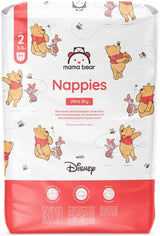 Marchio Amazon: Mama Bear Disney Pannolini Ultra Dry, taglia 3 (4-9 kg) - Scatola mensile, bianco, 172 pezzi (2 confezioni da 86)
