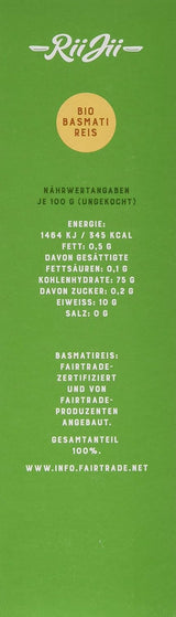 Riso Basmati bianco biologico Taraori, FairTrade Naturland, 500 g