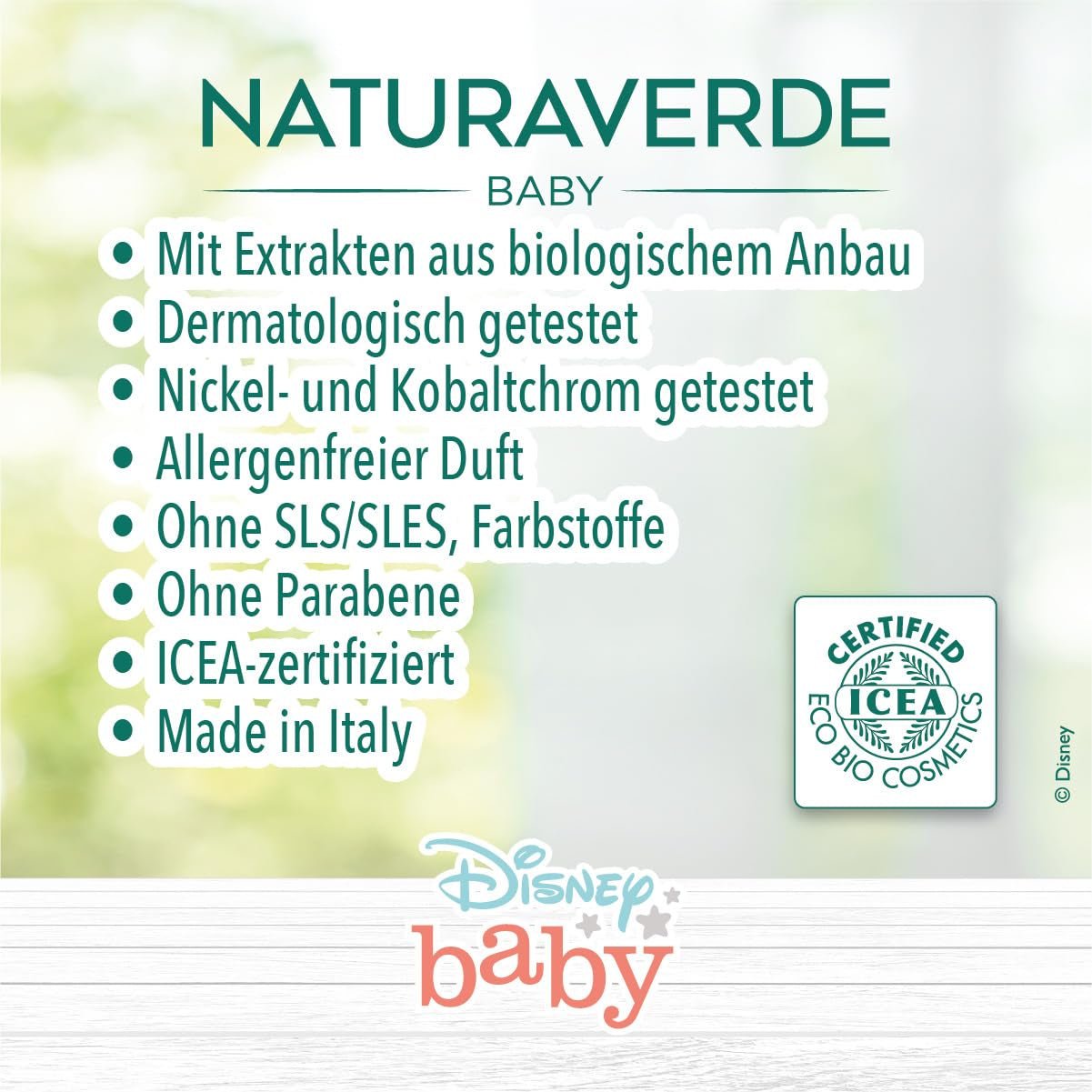 | Baby-BIO-Disney-Shampoo Ultra Delicato, 6x 200ml Bambini - Bagno e Cura della Pelle Naty Shop
