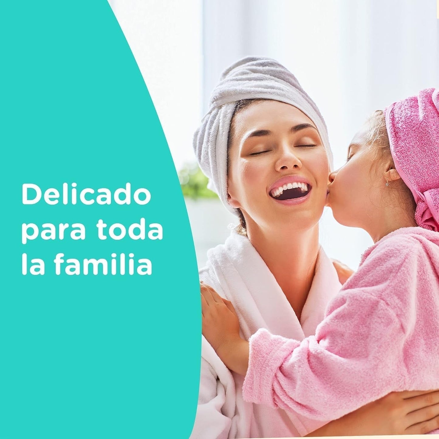 Baby Champú + Acondicionador Suave Y Brillante 500 Ml Bambini - Bagno e Cura della Pelle Naty Shop