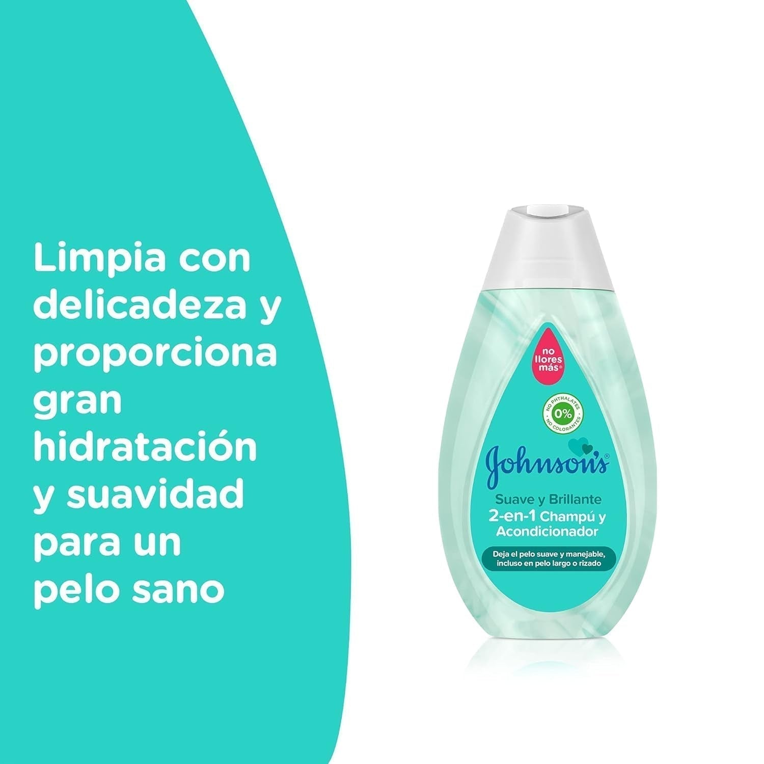 Baby Champú + Acondicionador Suave Y Brillante 500 Ml Bambini - Bagno e Cura della Pelle Naty Shop