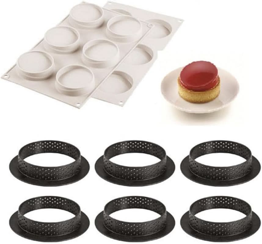 Stampo per mini cake Silikomart, Glam, 6 pezzi Kitchen Naty Shop