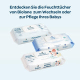 BIOLANE - Salviette umidificate per neonati con il 99,9% di acqua - Acqua pura - Confezione da 12 x 48 (576 salviette) - Per pelli sensibili - Dalla nascita - Senza profumo - Cura per il cambio e la pulizia dei neonati