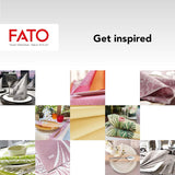 Fato - Tovaglioli carta dry, airlaid, effetto tessuto, confezione da 50 tovaglioli, 40X40 piegati in 4 formati, Decoro Tropicana