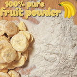 Banane liofilizzate in polvere | XL 300g Polvere di frutta Banana in polvere liofilizzata | Per frullati, dolci, torte | Banana liofilizzata | Frutta liofilizzata | ZingyZoo Banana in polvere Naty Shop Prodotti disidratati