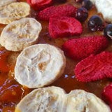 Banane liofilizzate | Confezione 120g Banane secche senza zucchero | Banana liofilizzata | Banane con frutta secca | Banane fresche liofilizzate | Fette di banana liofilizzata Naty Shop prodotti disidratati