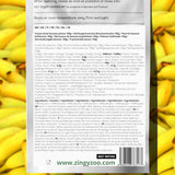 Banane liofilizzate | Confezione 120g Banane secche senza zucchero | Banana liofilizzata | Banane con frutta secca | Banane fresche liofilizzate | Fette di banana liofilizzata Naty Shop prodotti disidratati