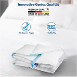 Genius Eazzzy Climate Comfort Trapunta 155 X 220 Cm, Fibratight, Trapunta leggera per tutte le stagioni, Trapunta traspirante, Temperatura gradevole per il sonno, Trapunta per tutte le stagioni Trapunte e piumini Naty Shop