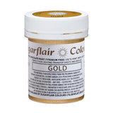 Colorante alimentare Sugarflair Chocolate Gold - Burro di cacao biologico colorato, colorante per cioccolato per colorare il cioccolato, praline - 35 g