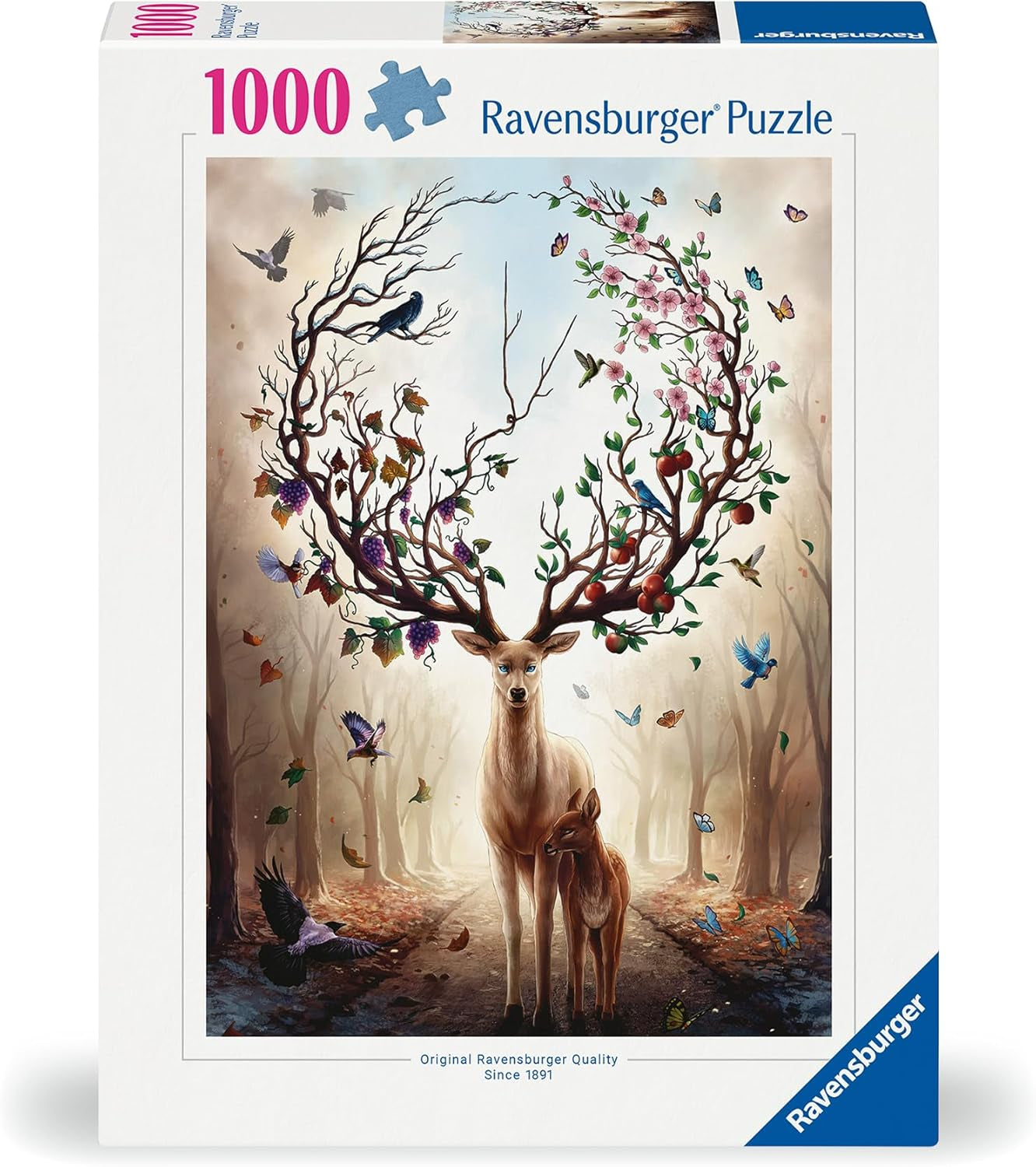 Ravensburger Puzzle 12000459 - Il Cervo Magico - Puzzle da 1000 pezzi per adulti e bambini dai 14 anni, puzzle del cervo Puzzle Naty Shop