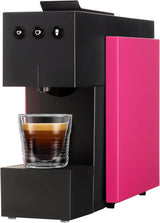 Macchina per caffè espresso con capsule K-FEE SQUARE per caffè, tè e cacao | Espresso compatto | Riscaldamento rapido | Serbatoio dell'acqua da 0,8 l | 19 battute | Pianoforte nero