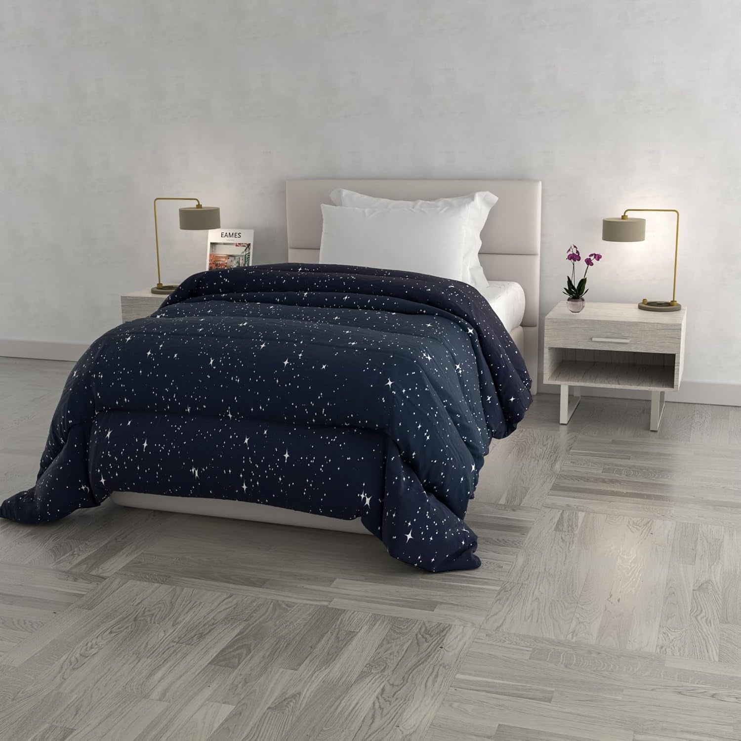 Trapunta invernale alla moda, Florence, 260X260Cm Piumini e trapunte Naty Shop Stars 170X260Cm
