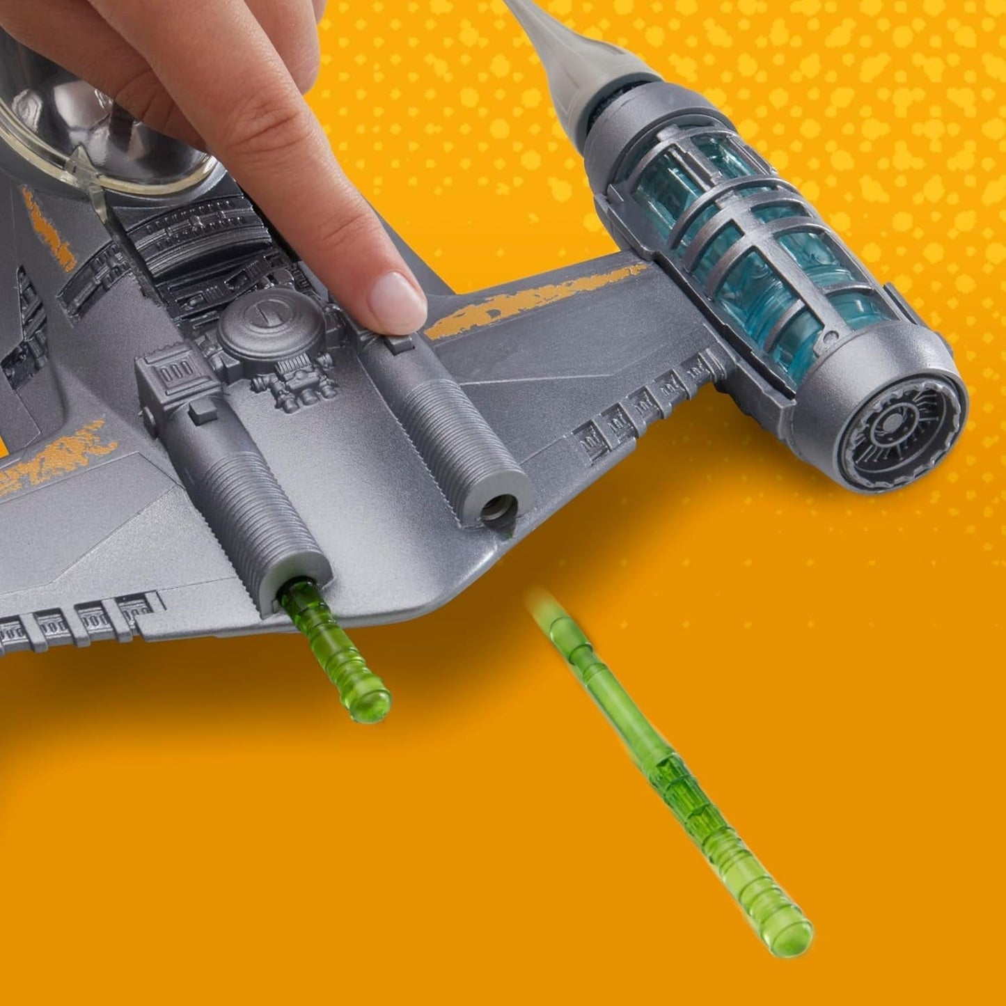 Star Wars Epic Hero Series N-1 Starfighter of the Mandalorian, grandi action figure e fantastici accessori per manovre emozionanti, emozionanti action figure regalo Naty Shop