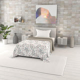 Trapunta Estiva Con Stampa Fantasia, Imbottitura In Poliestere, Petali, Trapunte 260X270Cm E Trapunte Naty Shop Pile 220X270Cm
