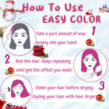 Lavabile Rosa Tintura Per Capelli Temporanea Cera Per Capelli Temporanea Colore Naturale Acconciatura Pomata Tintura Per Capelli Lavabile Per Uomini Donne Festa Cosplay Halloween Natale Tinture Per Capelli Naty Shop