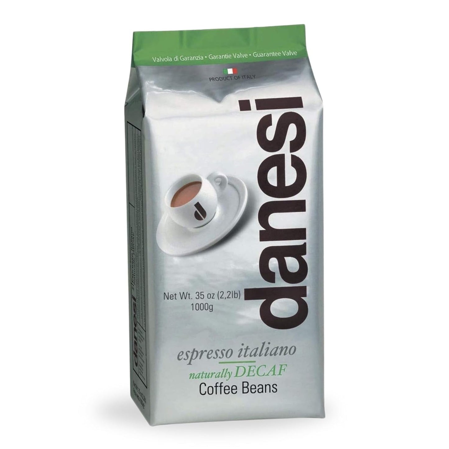 Danesi Decafeinato, Grani, 1 Confezione (1 x 1 kg)