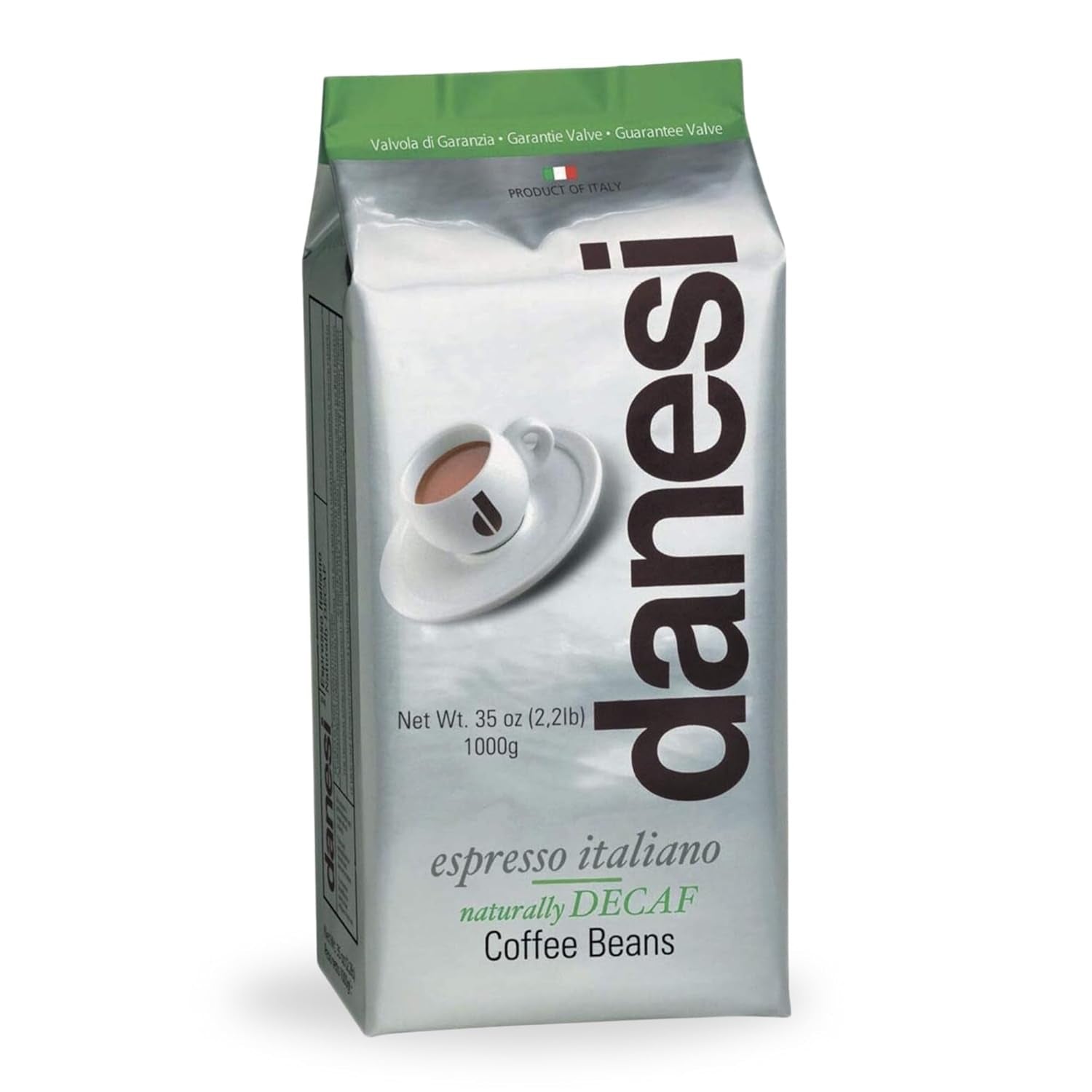 Danesi Decafeinato, Grani, 1 Confezione (1 x 1 kg)